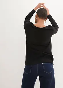 Shirt mit Knopfleiste aus reiner Bio-Baumwolle, bonprix