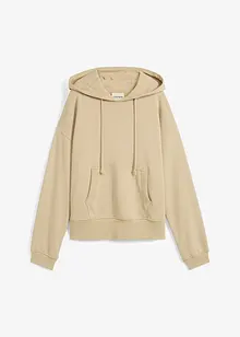 Sweat-shirt à capuche, manches longues, bonprix