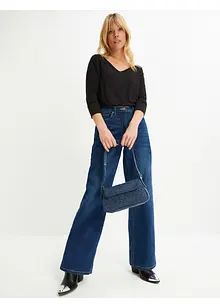 Oversized-Shirt aus fließender Viskose, bonprix