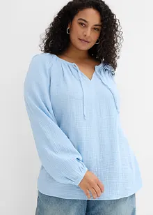 Blouse en gaze de coton, bonprix