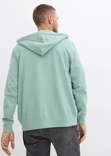 Sweat zippé à capuche, intérieur gratté doux, bonprix