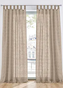 Voilage aspect lin (1 pce), bonprix