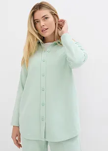 Longue veste molletonnée à poches, bonprix