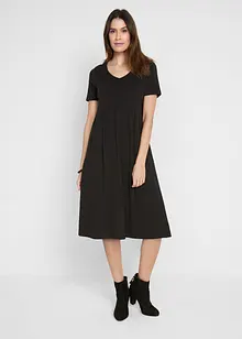 Robe en jersey de coton, longueur midi, bonprix