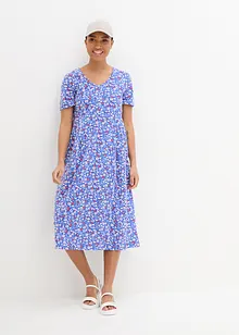 Robe en jersey de coton, longueur midi, bonprix