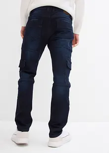 Jean stretch cargo Slim Fit, coupe droite, bonprix