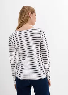 Langarmshirt mit Karree-Ausschnitt, bonprix