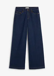 Wide-Leg-Jeans, Mid Waist, Full Length, bonprix