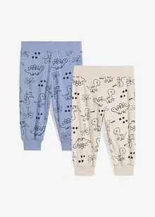 Lot de 2 pantalons bébé en coton, bonprix