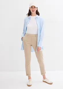 Pantalon chino en viscose mélangée, bonprix