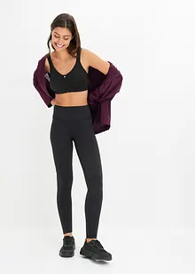 Komfort-Sport-Leggings mit Handytasche, schnelltrocknend, bonprix