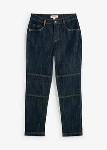 Regular Fit Stretch-Jeans, Straight mit verstärkter Kniepartie, bonprix