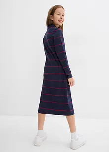 Jerseykleid mit Polokragen mit Bio-Baumwolle, bonprix
