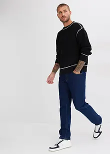Jean droit en denim non déformable, Regular, bonprix