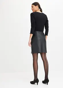 Strumpfhose mit Komfortbündchen mit Herzchen hinten mit recyceltem Polyamid 30den, bonprix