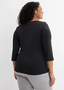 Rundhalsshirt mit 3/4-Arm, bonprix