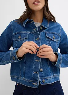 Veste en jean raccourcie, bonprix