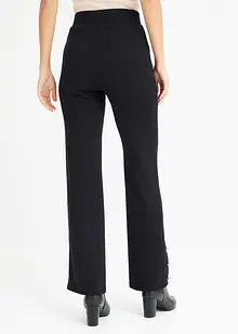 Pantalon en jersey avec boutons, bonprix