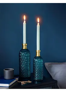 Bougeoirs/vases (ens. 2 pces), bonprix