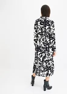 Robe midi imprimée en viscose fluide, bonprix