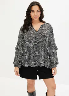 Tunique-blouse imprimée, bonprix