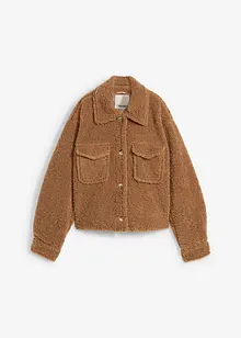 Veste en matière peluche oversize, bonprix