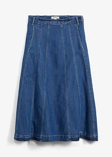 Jupe midi en jean, bonprix