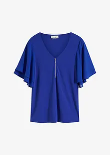 Shirt mit Chiffonärmeln, bonprix