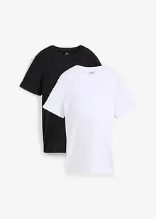 Lot de 2 T-shirts de grossesse, bonprix