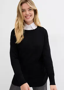 Pull en maille confortable, bonprix