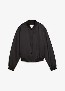 Kurzer Blouson aus glänzendem Satin, bonprix