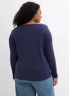 Rundhalsshirt aus reiner Bio-Baumwolle, bonprix