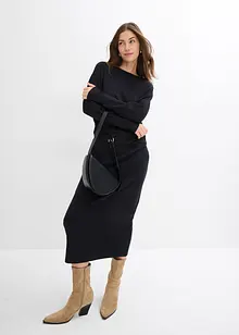Midikleid aus bequemen Punto di Roma, bonprix