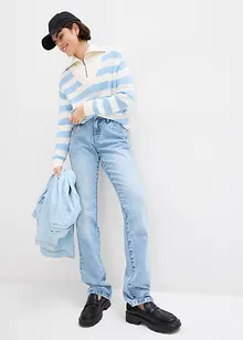 Jean droit taille mi-haute, bonprix