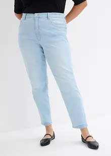 Jean mom taille haute, cropped, bonprix