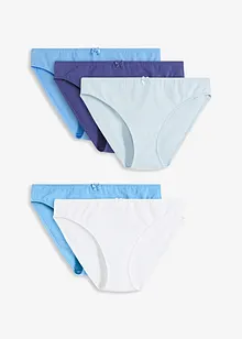 Lot de 5 slips coton, bonprix