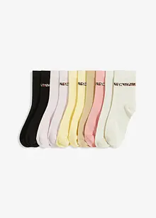 Halbsocken mit Bio-Baumwolle (10er Pack), bonprix