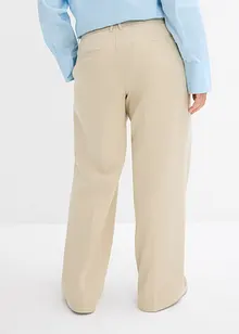 Pantalon à pinces et taille haute, bonprix