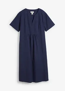 Robe-tunique à poches en lin et coton, bonprix