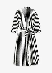 Robe midi avec lien à nouer, bonprix