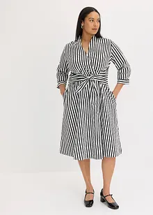 Robe midi avec lien à nouer, bonprix