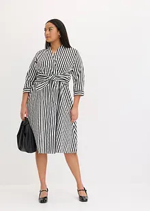 Robe midi avec lien à nouer, bonprix