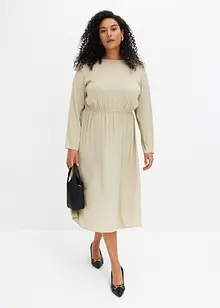 Robe midi en satin, bonprix