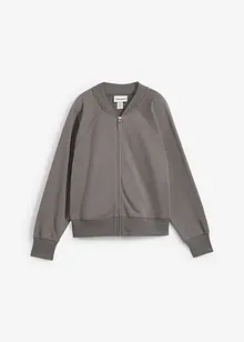 Sweat zippé, style bomber, bonprix