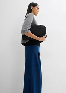 Pantalon à pinces taille haute en viscose mélangée, bonprix