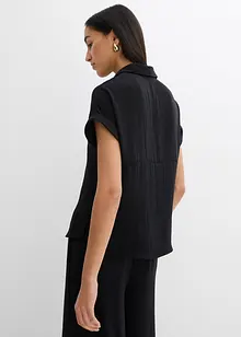 Chemisier oversize en crêpe texturé, bonprix