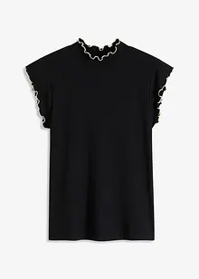Rippshirt aus Viskose-Mix, bonprix