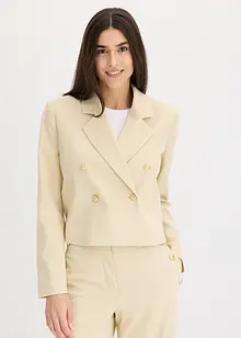 Blazer court avec boutons décoratifs, bonprix