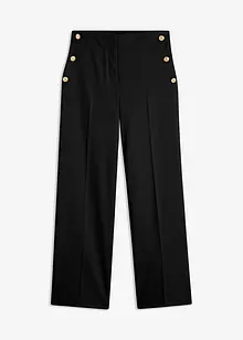 Marlenehose mit dekorativen Knöpfen, bonprix
