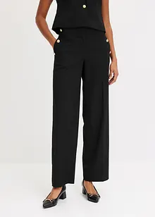Marlenehose mit dekorativen Knöpfen, bonprix